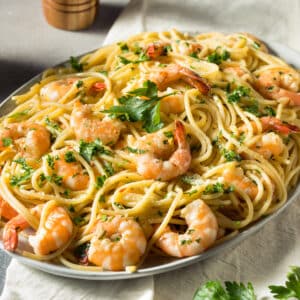 Shrimp Scampi with Lemon Ricotta