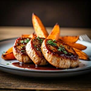Plum BBQ Pork Medallions