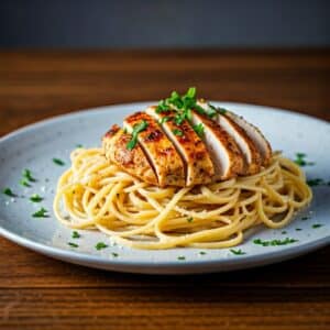 Roasted Garlic Parmesan Pasta