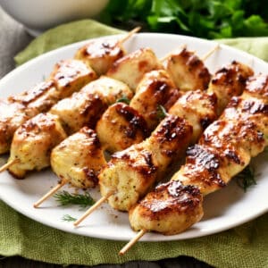 Garlic Parmesan Skewers