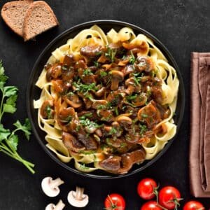 Beef Tenderloin Stroganoff