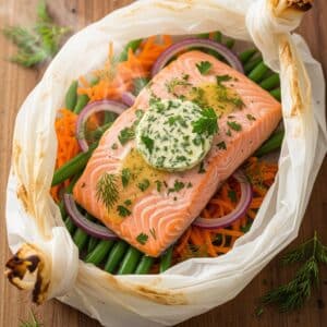 Salmon en Papillote