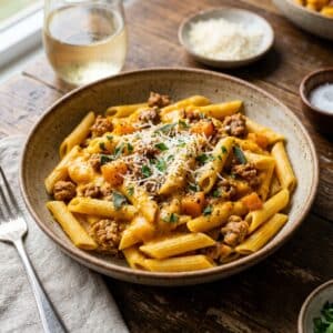 Creamy Sage Sausage Pasta