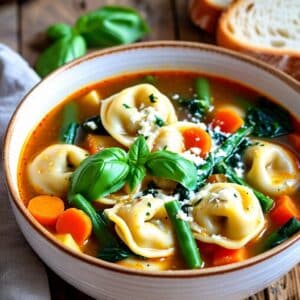 Minestrone Tortellini Soup