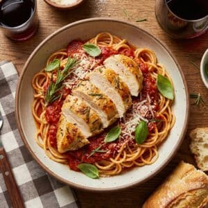 Mindful Meals GF Spaghetti & Rosemary Chicken