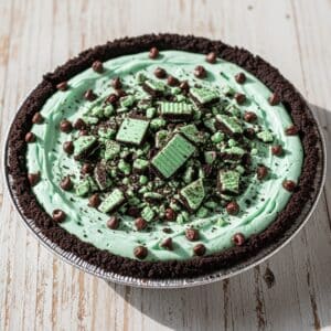 Mint Chocolate Chip Pie