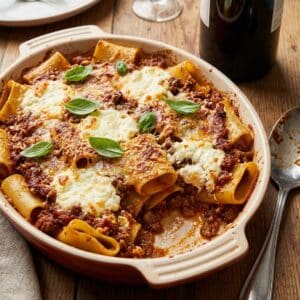 Mindful Meals Gluten Free "Cheesy" Pasta Bake & Caesar Salad