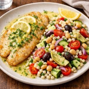 Mindful Meals Tilapia with Chive Lemon Butter