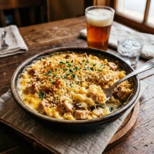Cheesy Chicken Pasta Bake