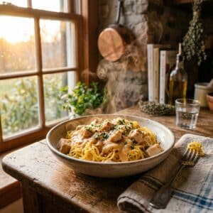Mindful Meals "Cheesy" Chicken Bake with Spaghetti Squash