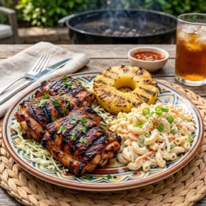 Huli Huli Chicken with Mac Salad