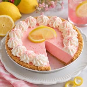 Summer Pink Lemonade Pie